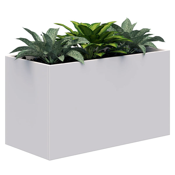 Workspace Office Planter Box - With Artificial Plants