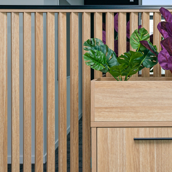 Workspace Slat Studio Divide Floor Standing Screens 1200H