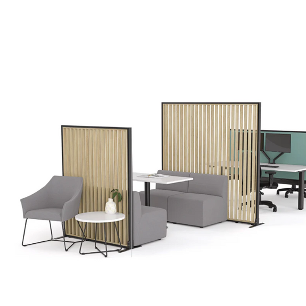 Workspace Slat Studio Divide Floor Standing Screens 1200H