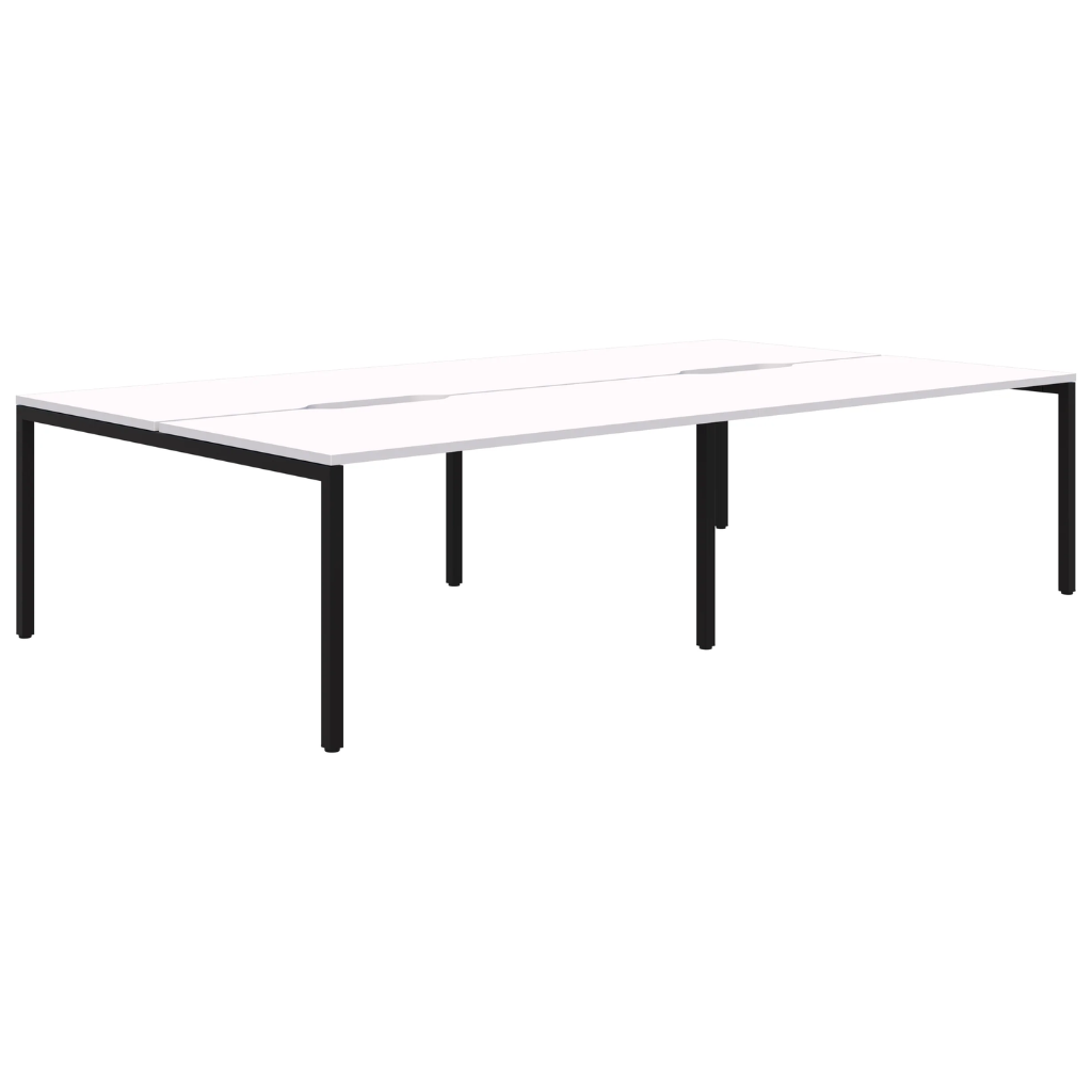 Avero Fixed Height Back to Back - 4 Pod - Workspace Direct