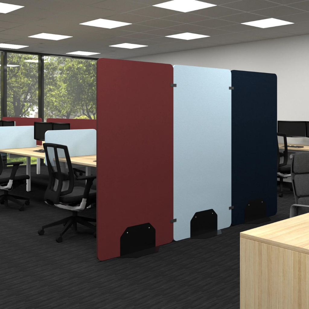 Soundproof Screen Sonic Acoustic Office Floor Screen NZ from Workspace Direct