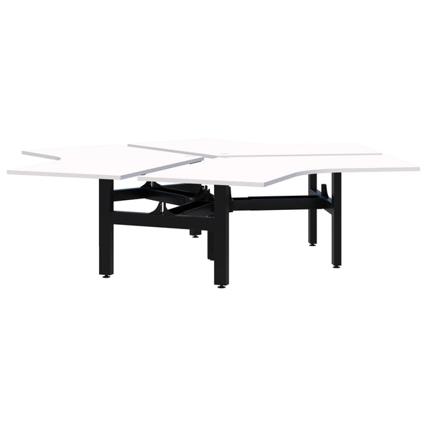 Summit II Fixed Height 120° 3 Pod Desk