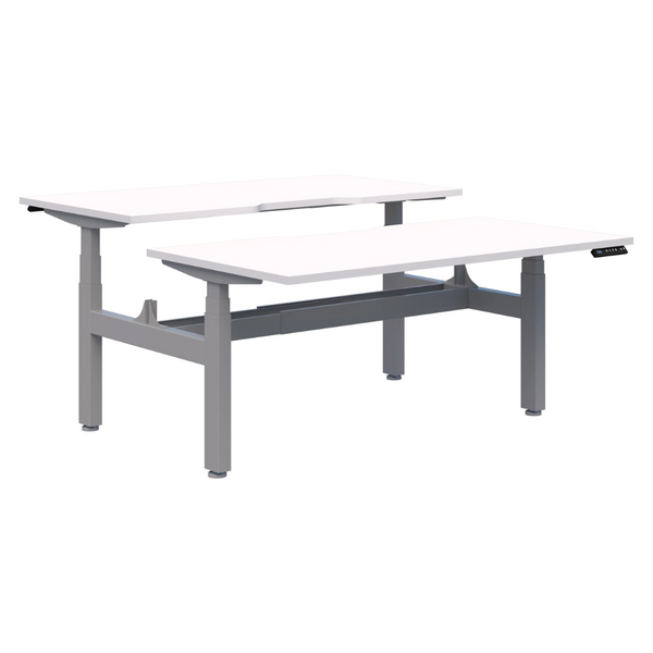 Summit II Electric Back-to-Back 2 Person Pod Desk