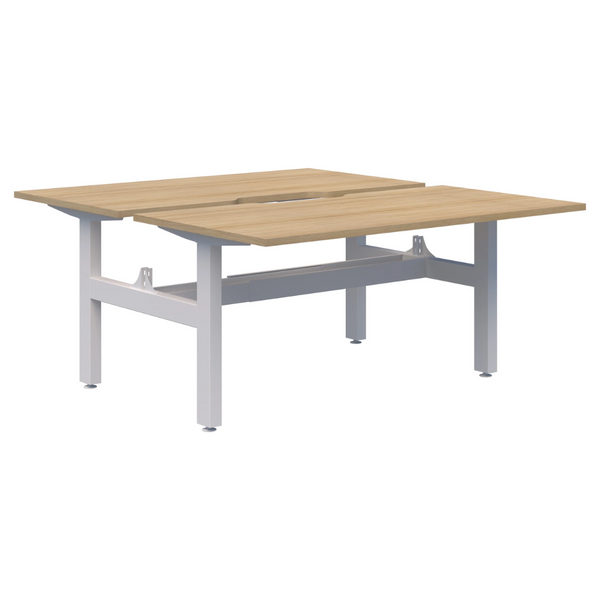 Summit II Fixed Height Back-to-Back 2 Pod Desk
