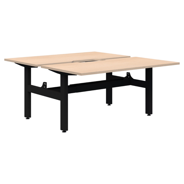 Summit II Fixed Height Back-to-Back 2 Pod Desk