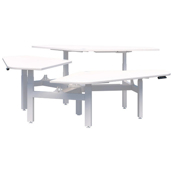 Summit II Electric 120° Rotor 3 Pod Desk
