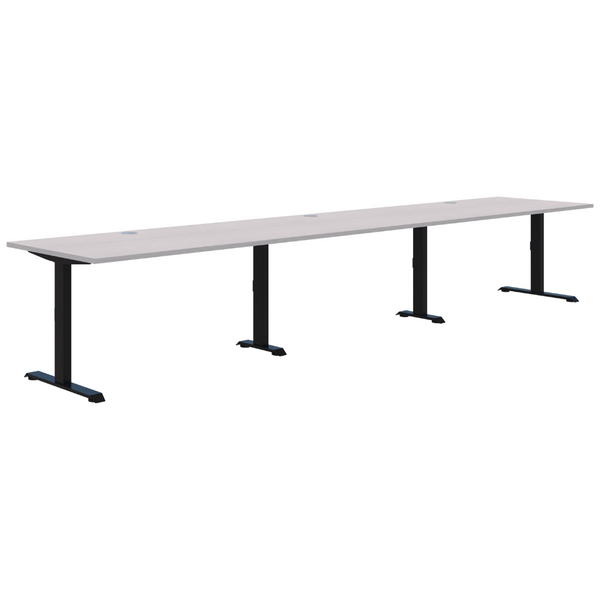 Summit II Fixed Height Inline 3 Pod Desk