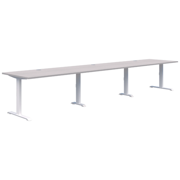 Summit II Fixed Height Inline 3 Pod Desk