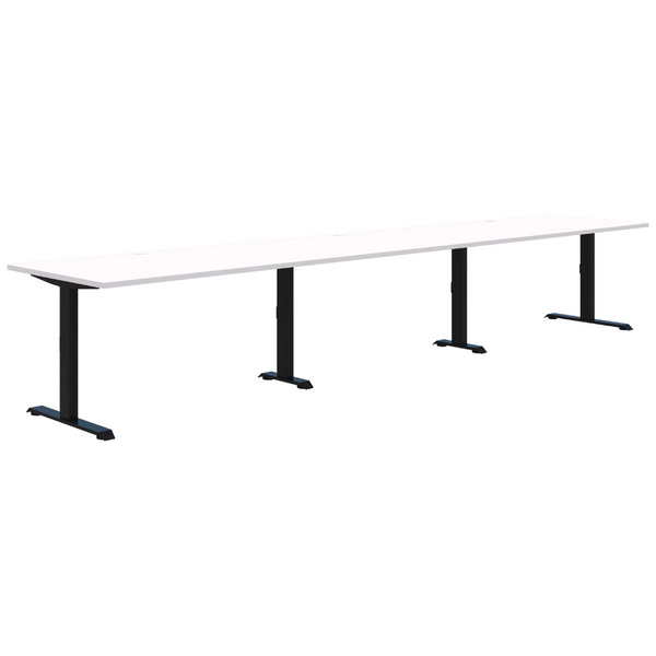 Summit II Fixed Height Inline 3 Pod Desk