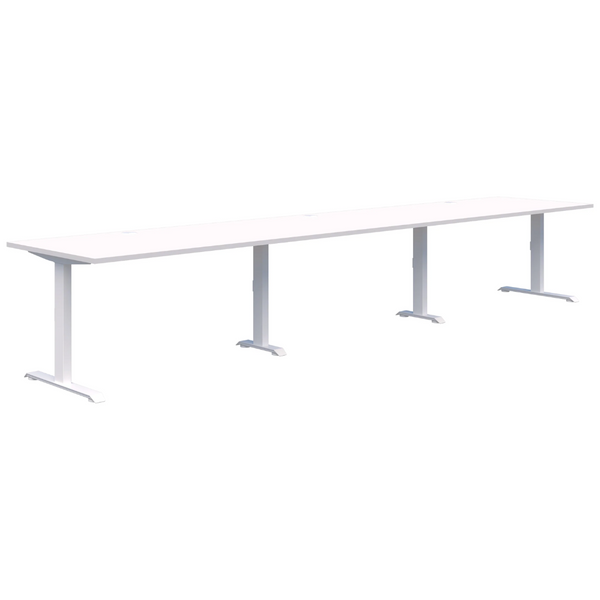 Summit II Fixed Height Inline 3 Pod Desk