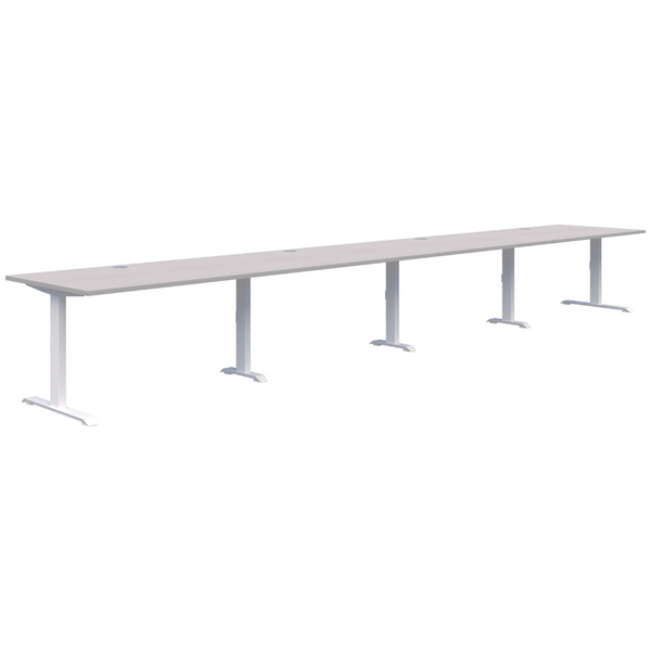 Summit II Fixed Height Inline 4 Pod Desk