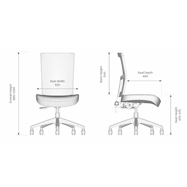 Knight Urban Mesh Back Office Task Chair