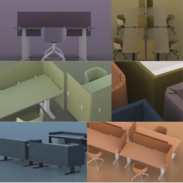 Autex Vicinity Workstation Screens