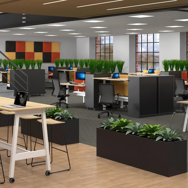 Workspace Office Planter Box  - Without Plants