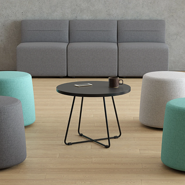 Knight Zion Round Coffee Table - Workspace Direct