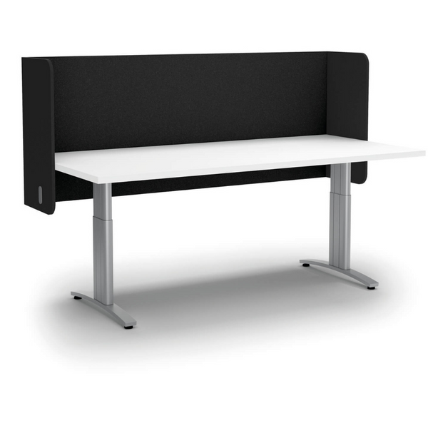 Acoustic Desk Mounted Screen Partition Pod