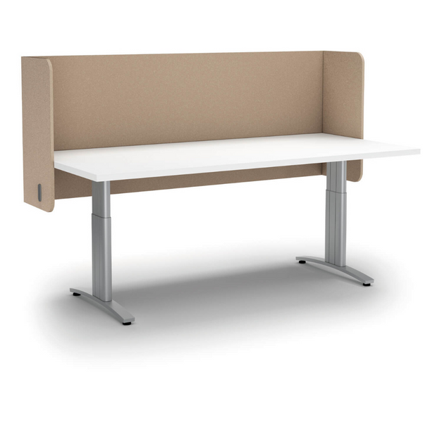Acoustic Desk Mounted Screen Partition Pod