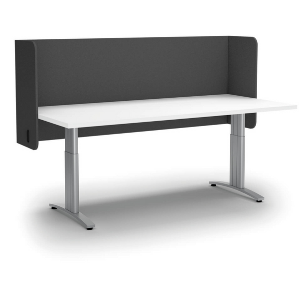 Acoustic Desk Mounted Screen Partition Pod