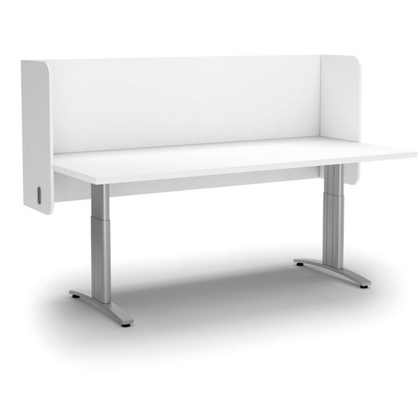 Acoustic Desk Mounted Screen Partition Pod