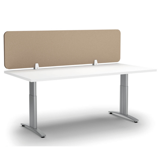Acoustic Desk Mounted Screen Partition 400mm High