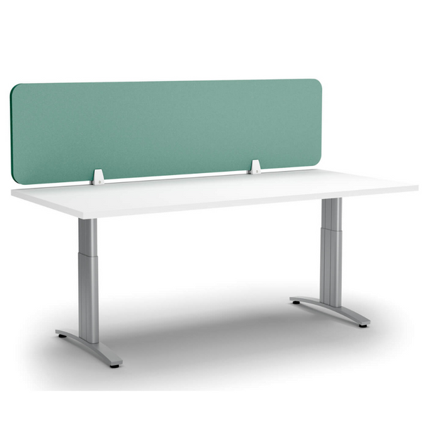 Acoustic Desk Mounted Screen Partition 400mm High