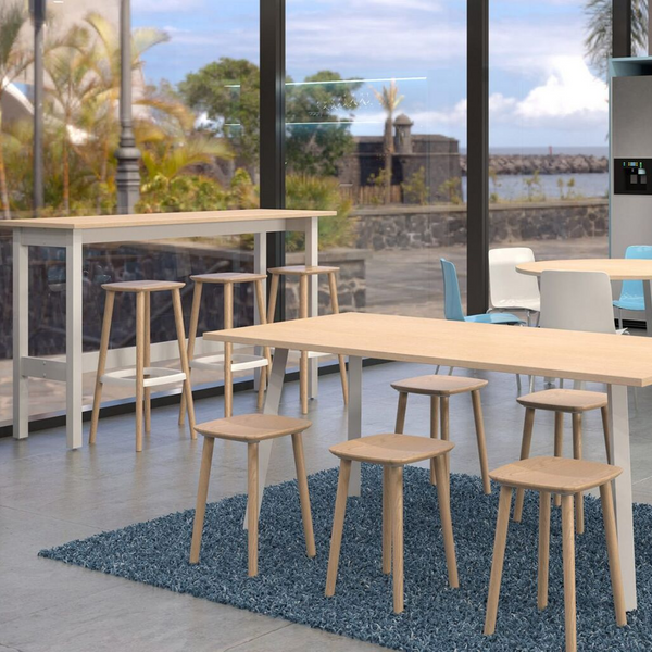 Babila Stools Black Stained Ash Timber