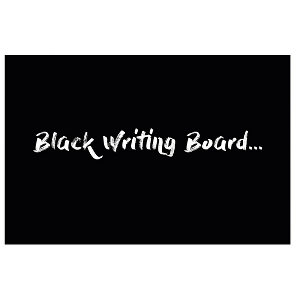 MAGNETIC GLASSBOARD Black RECTANGLE