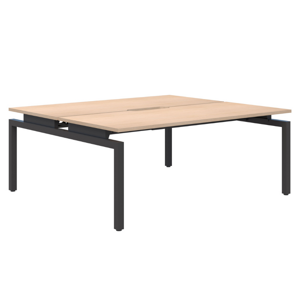 Balance Straight Desk Back to Back 2 Person Pod