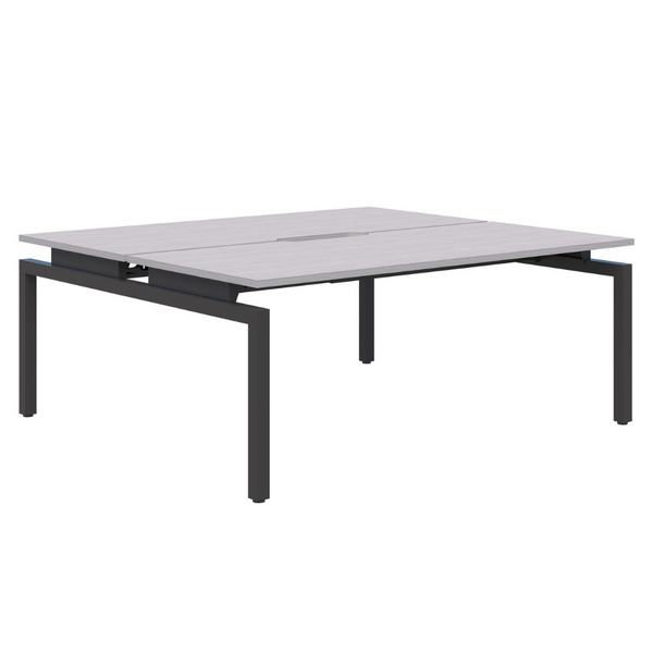 Balance Straight Desk Back to Back 2 Person Pod