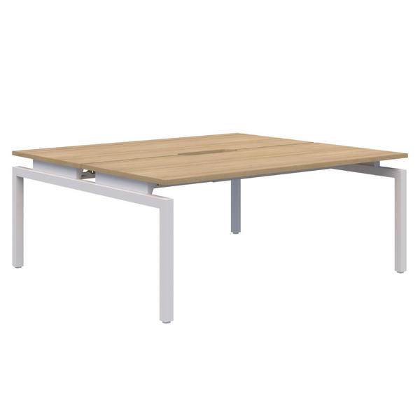 Balance Straight Desk Back to Back 2 Person Pod