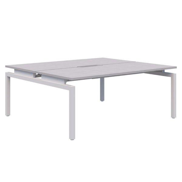 Balance Straight Desk Back to Back 2 Person Pod