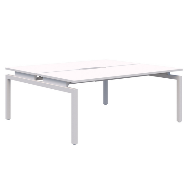 Balance Straight Desk Back to Back 2 Person Pod
