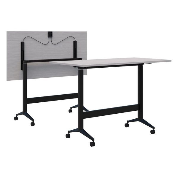 Boost Standing Height Flip Leaner Modular Meeting Tables