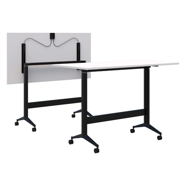 Boost Standing Height Flip Leaner Modular Meeting Tables