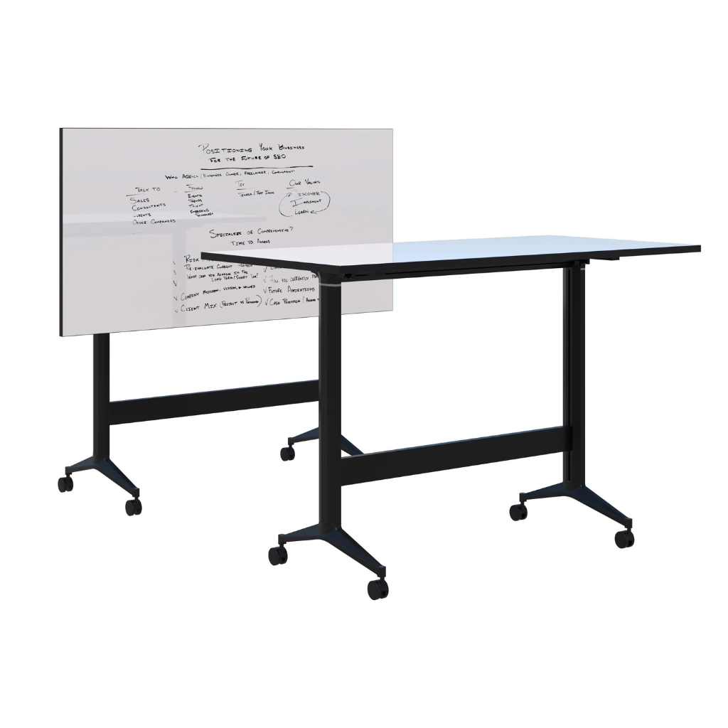 Modular Flip Table Modular Flip Leaner Meeting Table – Workspace Direct