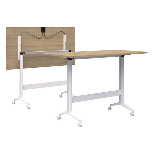 Boost Standing Height Flip Leaner Modular Meeting Tables
