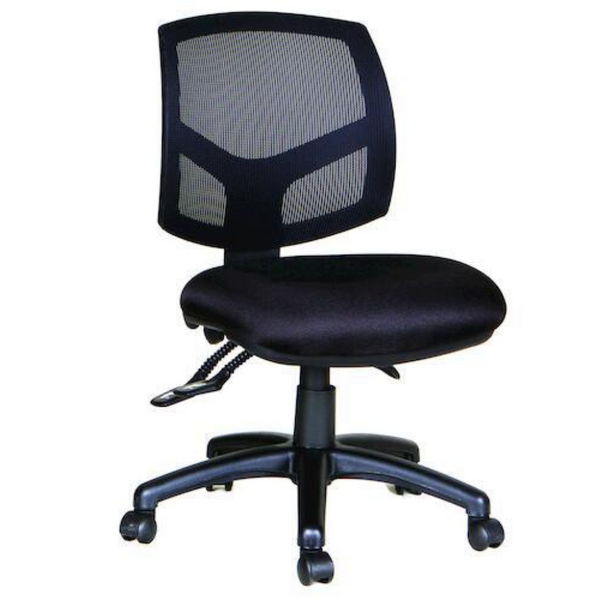 Mondo Java Office Chair 3 Lever Mesh Back Black