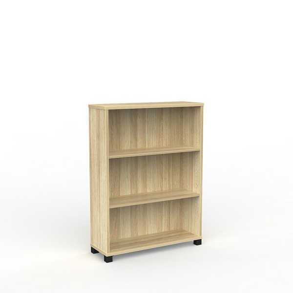 STORAGE Cubit Bookcase 1200mm High Atlantic Oak