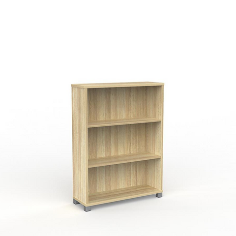 STORAGE Cubit Bookcase 1200mm High Atlantic Oak