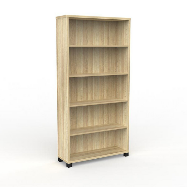 STORAGE Cubit Bookcase 1800mm High Atlantic Oak