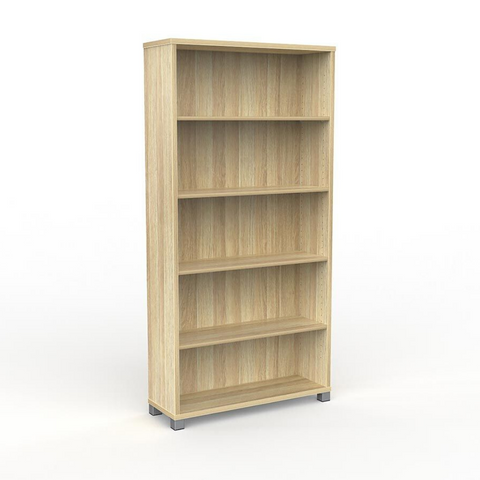 STORAGE Cubit Bookcase 1800mm High Atlantic Oak