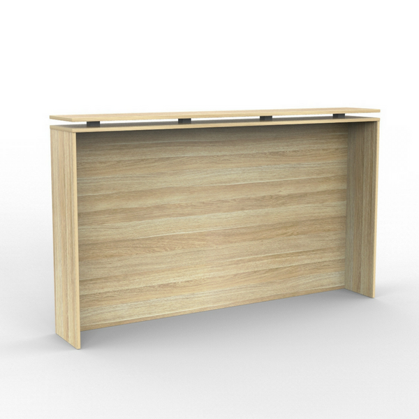 Cubit Reception Counter Atlantic Oak 1800w