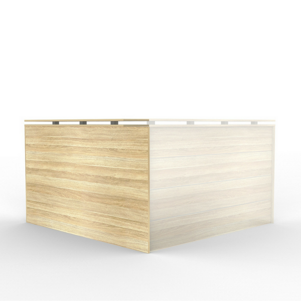 Cubit Reception Counter Atlantic Oak 1800w