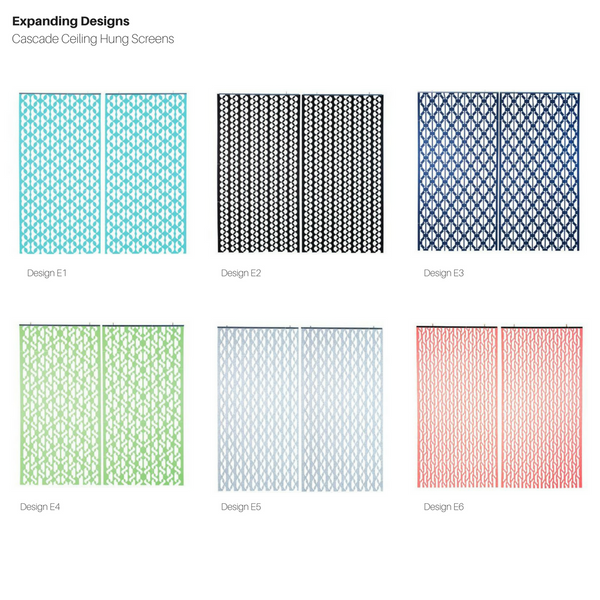 Cascade Expanding Ceiling Hung Screen