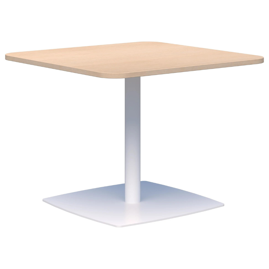 CLASSIC Meeting Tables Square Top White Base Assorted