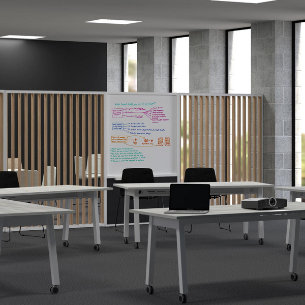 Connect Fin Room Divider Screens - Fin/Whiteboard/Fin Group