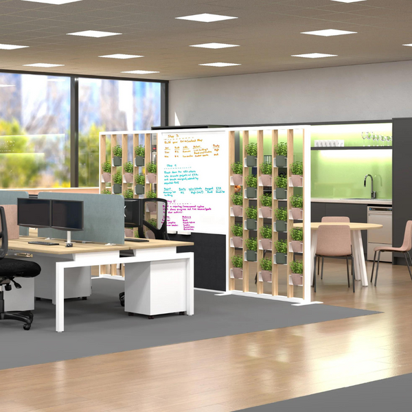 Connect Fin Room Divider Screens - Fin/Whiteboard/Fin Group