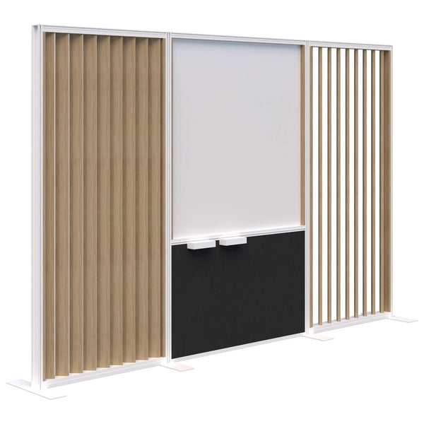 Connect Fin Room Divider Screens - Fin/Whiteboard/Fin Group