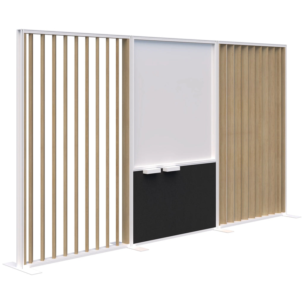Connect Fin Room Divider Screens - Fin/Whiteboard/Fin Group