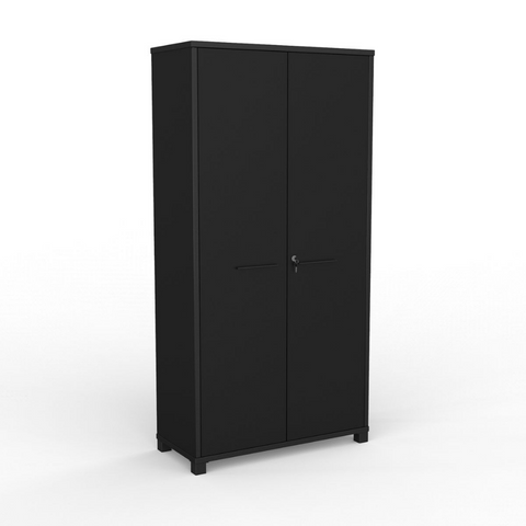 Cubit Storage Cupboard 1800mm High Black
